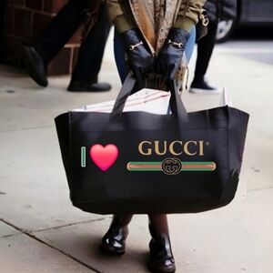 HANDMADE JUMBO canvas SHOPPER / SHIPPER tote. Also available with other desigs